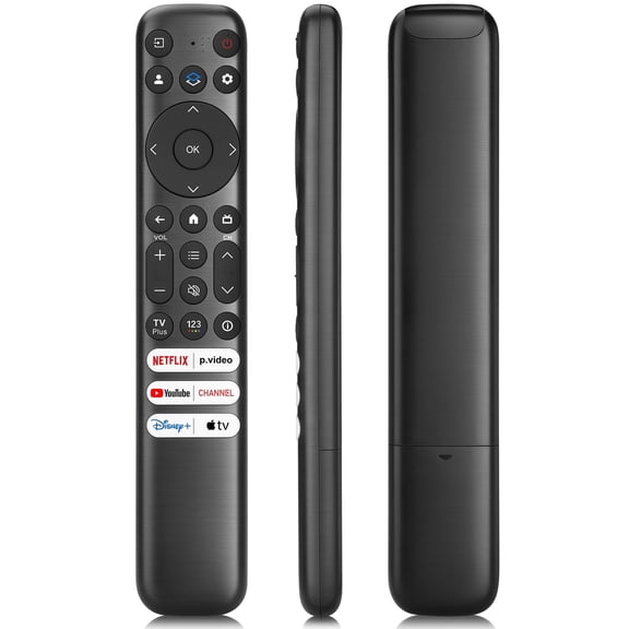 Replacement for TCL Google TV Remote Control, RC813 (Without Voice) Compatible with TCL QM8/QM7/S5/S4/S3/Q7/Q6/Q5 4K UHD HDR QLED QD-Mini LED Full-HD Smart TVs