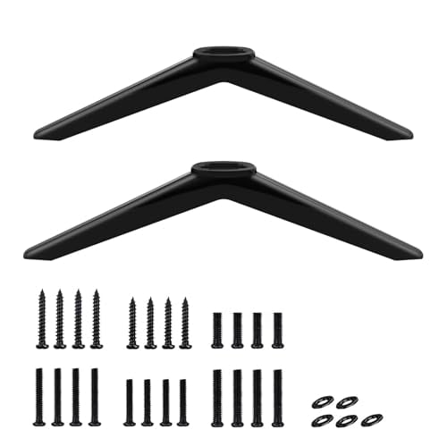 Replacement TV Base Stand for TCL Roku TV Legs - Compatible with TCL Smart TV Models 32S321,40S325,43S303,50S425,55S525 Easy to Install with Screw Kits