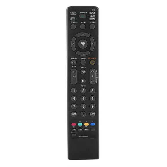 Replacement TV Remote Control, Easy Setup, Sensitive Keys, Universal Compatibility, 8m Range