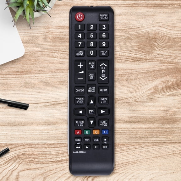 Replacement TV Remote Control for Samsung AA59-00602A, Stable Performance Portable TV Controller with Fluorescent Buttons, for Samsung Smart TVs