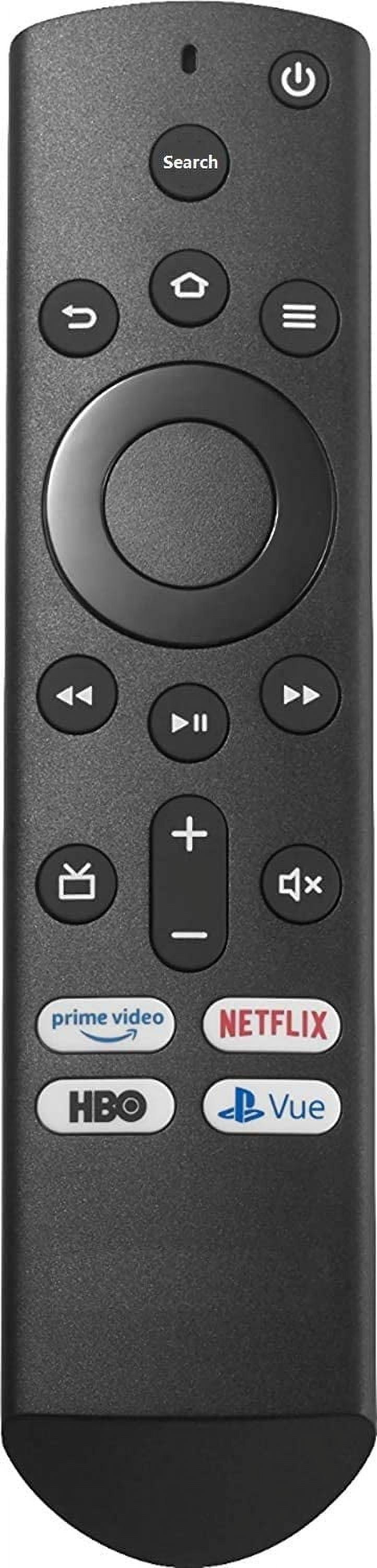 Replacement TV Remote for Insignia or Toshiba Fire/Smart TV Edition 49LF421U19 50LF621U19 55LF621U19 TF-43A810U21 NS-24DF310NA21 NS-39DF310NA21 NS-39DF510NA19 NS-43DF710NA19 [No Voice Search]