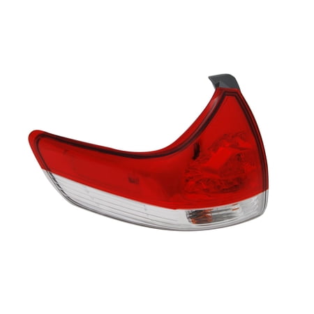Replacement TYC 11-6346-00-9 Driver Side Tail Light For 11-14 Toyota Sienna Fits select: 2011-2014 TOYOTA SIENNA LE