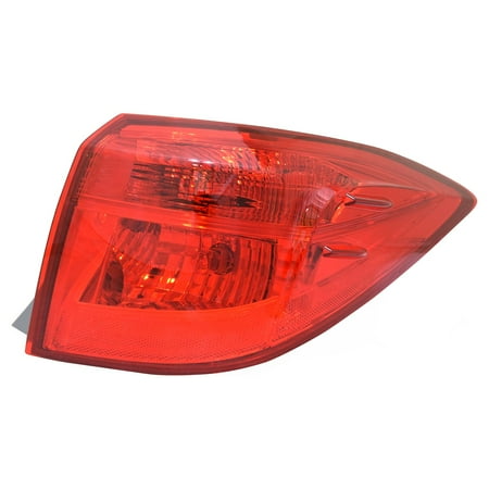 Replacement TYC 11-6639-80-9 Passenger Side Tail Light For 2017 Toyota Corolla