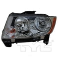 thumbnail image 1 of Replacement TYC 20-9166-90-9 Driver Side Headlight for 11-13 Jeep Compass Fits 2012 Jeep Compass, 1 of 7