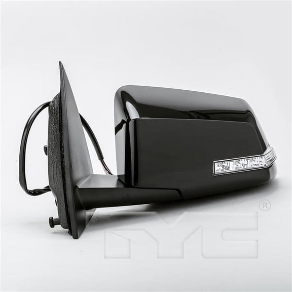 Replacement TYC 2200042 Driver Black Power Mirror for 09-12 Chevrolet Traverse Fits select: 2009-2013 GMC ACADIA