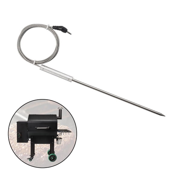Replacement Temperature Probe for Thermopro Thermometers TP-17 TP27, 304 Stainless Steel 15 cm Probe for Digital Thermometer(Single probe)