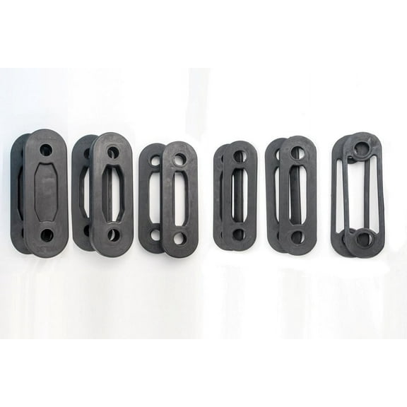 Replacement Tension/Resistance Bands, 385lb Total Weight, fits Soloflex Machines ( 6-Pairs)