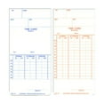 thumbnail image 1 of Replacement Time Cards For Atr120 Time Clock - Weekly, Biweekly, 1 of 3