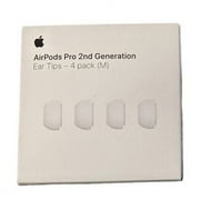Replacement Tips for Apple Airpods Pro 2nd Generation Ear Tips 4 Pack 2 Pairs Size Medium OEM