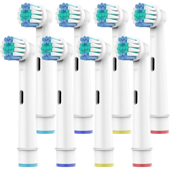 Replacement Toothbrush Heads - 8Pack, Compatible with Oral-B Braun Professional Electric Brush Heads Refill for Smart Genius 7000/Pro 1000/9600/ 5000/3000/8000