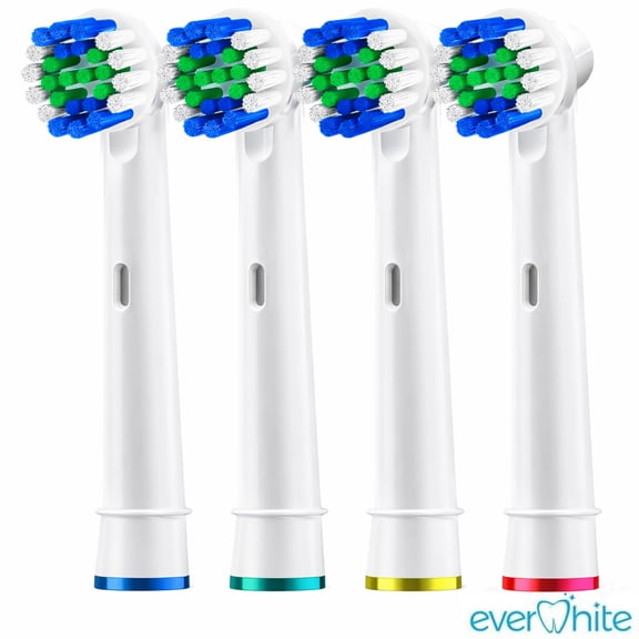 Replacement Toothbrush Heads Compatible Oral B Electric Toothbrush- 4 Precision Brush Heads Fits Braun Pro 1000 1500 Clean 3000 5000 6000 8000 9000 Vitality, Triumph & More