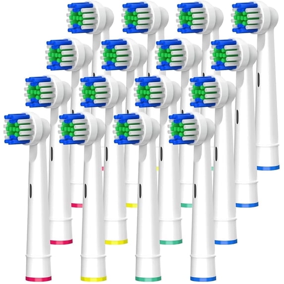 Replacement Toothbrush Heads Compatible with Oral B Braun, Electric Toothbrush Brush Heads, 16 Pack