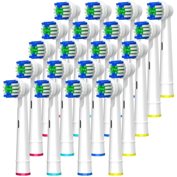 Replacement Toothbrush Heads Compatible with Oral B Braun, 20 Pcs Professional Electric Toothbrush Brush Heads