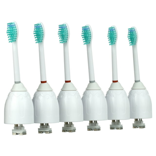 Philips Compatible Electric Toothbrush Replacement Heads, 6 Pcs for