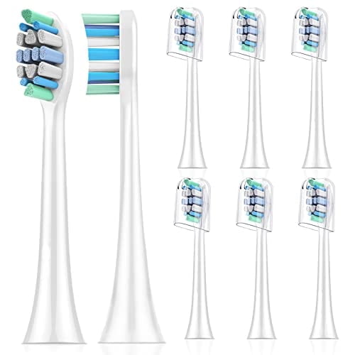 Replacement Toothbrush Heads for Philips SoniTeeth Careï¼š8 Pack Soft