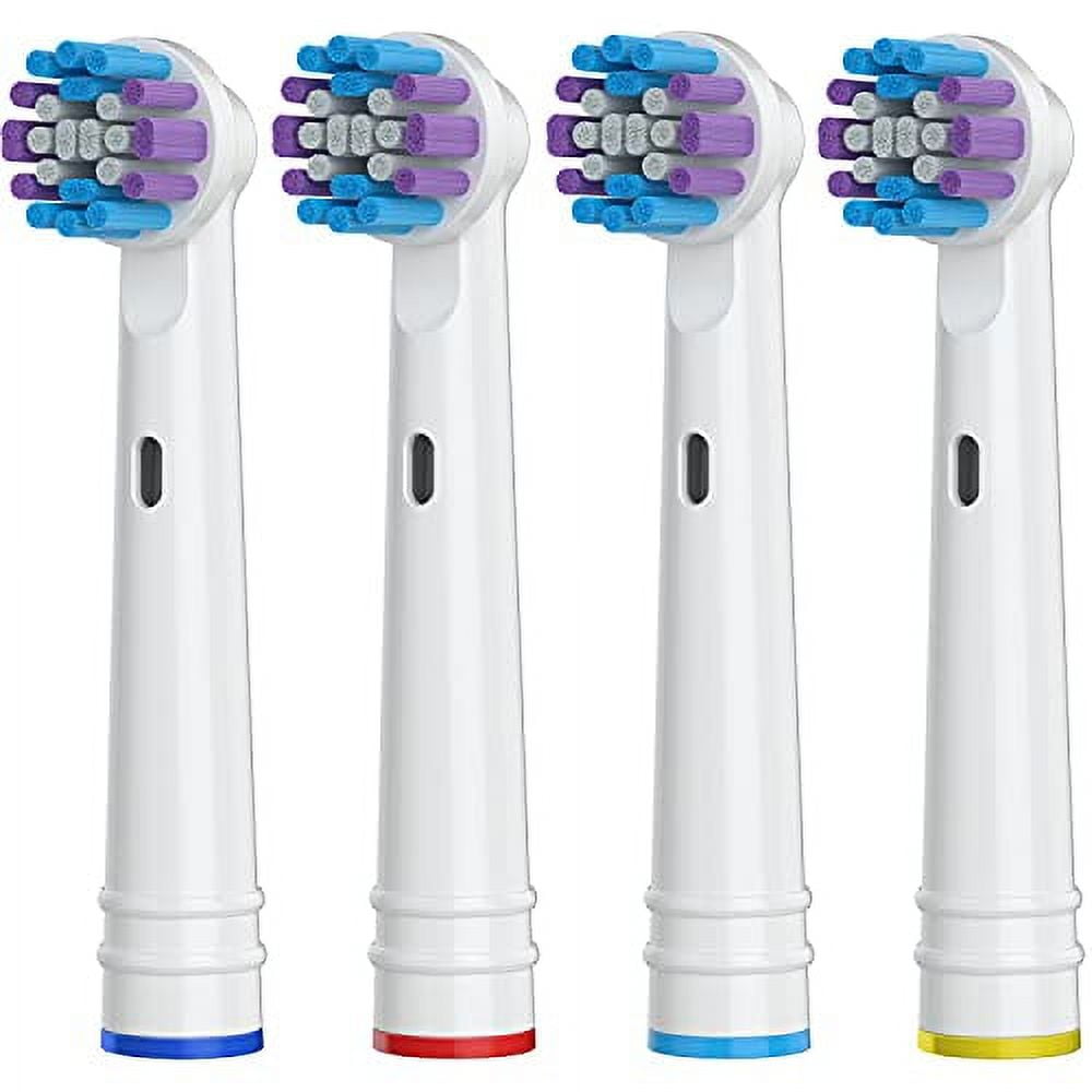 Replacement Toothbrush Heads for OralB, 4 Pack Replacement Heads