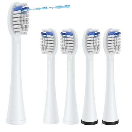 Replacement Toothbrush Heads for Waterpik Sonic-Fusion Electric Toothbrush, Fits SF 01/02/03/04, 4 Pack