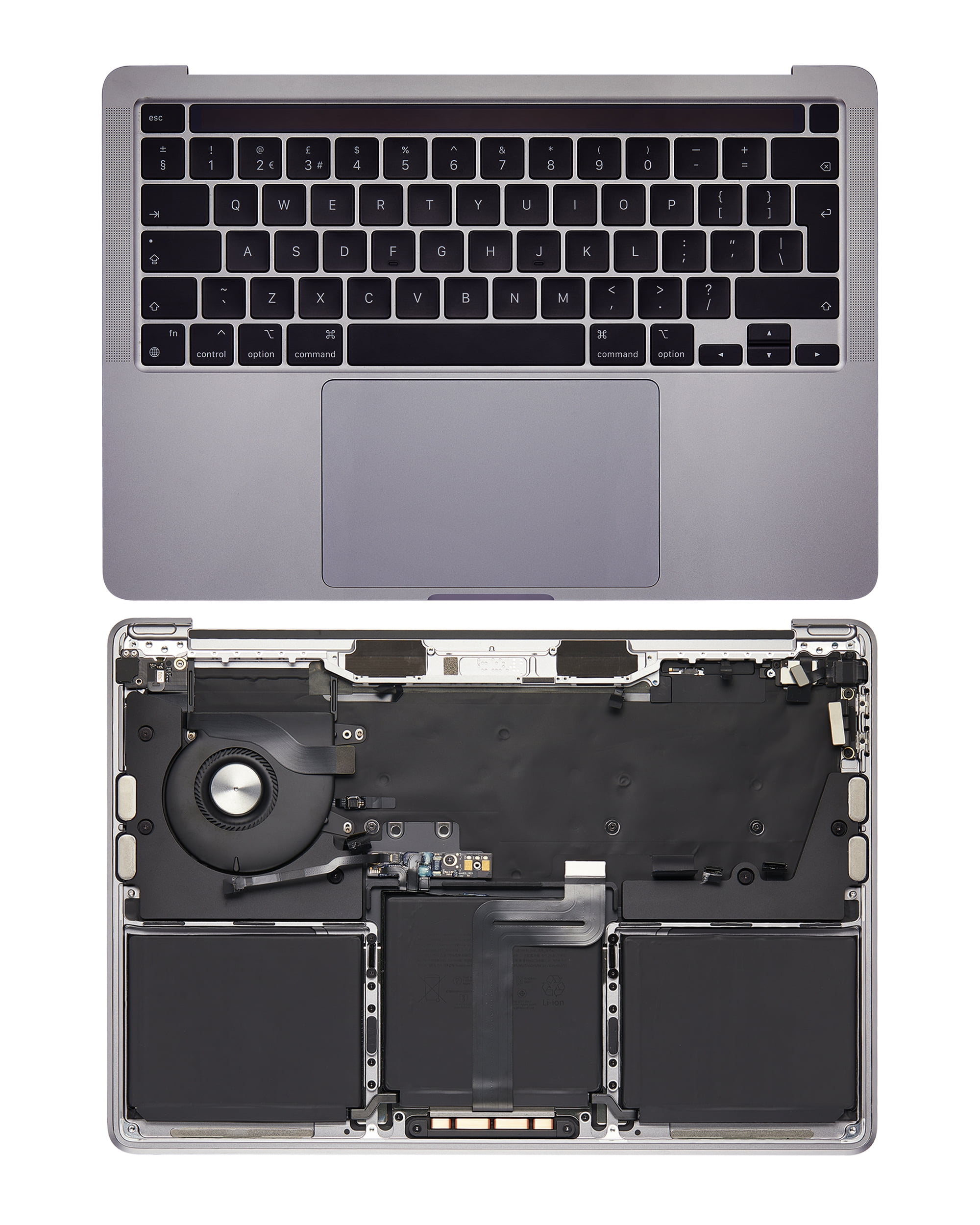 Replacement Top Case Assembly With Battery And Keyboard Compatible