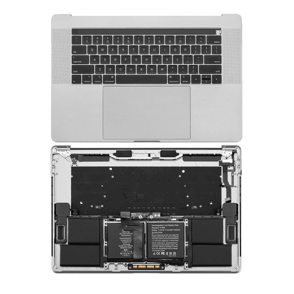 Replacement Top Case Assembly (With Battery And Keyboard) Compatible For MacBook Pro 15" Touch Bar (A1990 / Late 2018 / Early 2019) (Space Gray) (US English)