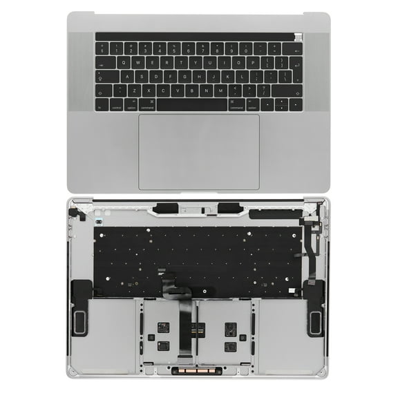 Replacement Top Case Assembly (With Battery And Keyboard) Compatible For MacBook Pro 15" W/ Touch Bar (A1707 / Late 2016 / Mid 2017) (Space Gray) (UK English)
