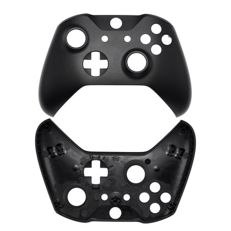 Replacement Top Faceplate Compatible With Xbox One X (Black)