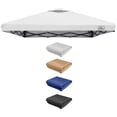 thumbnail image 1 of Replacement Top Pop Up Canopy Tent Cover Roof with Air Vent and Adjustable Elastic Strap, Polyester UV Waterproof for Outdoor Garden Patio Sun Shade(Top Only) (White, 8x8FT), 1 of 6