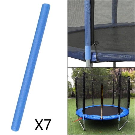 Replacement Trampoline Enclosure Foam Sleeves, Cover, Protective Lightweight Padding Trampoline Foam Sleeves for Trampoline Accessories 7 Blue