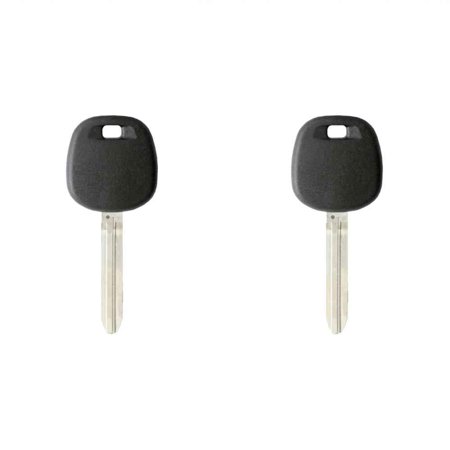 Replacement Transponder Ignition Car Key for Toyota Corolla 2007 TOY44D Part number 89785-08020 89785-60160 Chip ID TEXAS 4D 67 ("Dot" chip) Pack of 2
