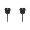 thumbnail image 1 of Replacement Transponder Ignition Car Key for 2020 Chevrolet Express Van Part number 23300334 Chip ID 46 Pack of 2, 1 of 1