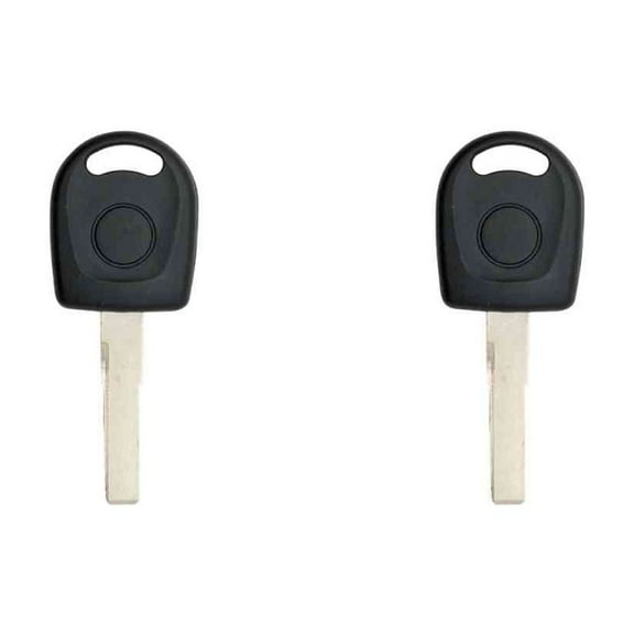 Replacement Transponder Ignition Car Key for Audi A4 2002 Part number HU66 HU66T6 Chip ID 48 Pack of 2