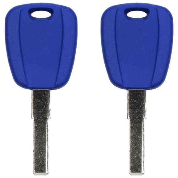 Replacement Transponder Ignition Car Key for Fiat 500 2016 Part number SIP22 SIP22-PT SIP22PT Chip ID 46 Pack of 2