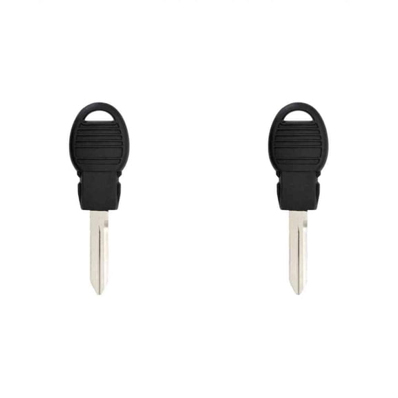 Replacement Transponder Ignition Car Key for Jeep Commander 2009 Part number 68033740AA Chip ID 46 Pack of 2