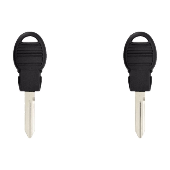 Replacement Transponder Ignition Car Key for Jeep Commander 2009 Part number 68033740AA Chip ID 46 Pack of 2