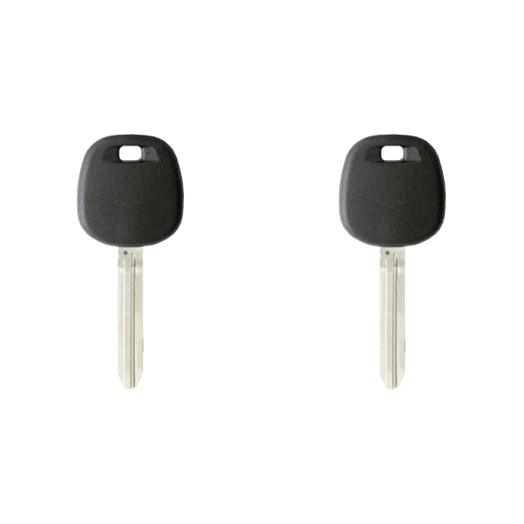 Replacement Transponder Ignition Car Key for Toyota Yaris 2007 TOY44D Part number 89785-08020 89785-60160 Chip ID TEXAS 4D 67 ("Dot" chip) Pack of 2