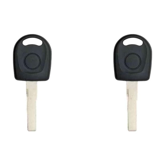 Replacement Transponder Ignition Car Key for Volkswagen GTI 2007 Part number HU66T24 Chip ID 48 Can Pack of 2