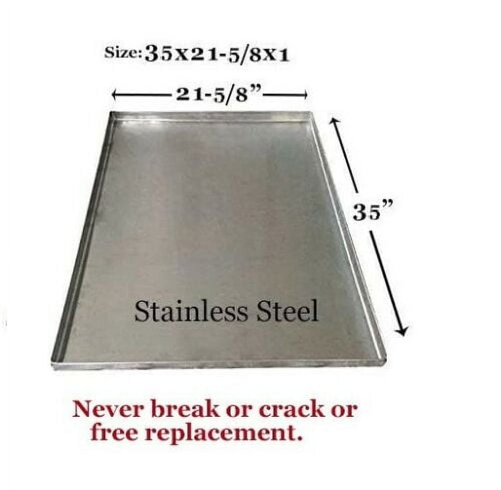 Replacement Tray for Dog Crate ChewProof and CrackProof Metal Pan for
