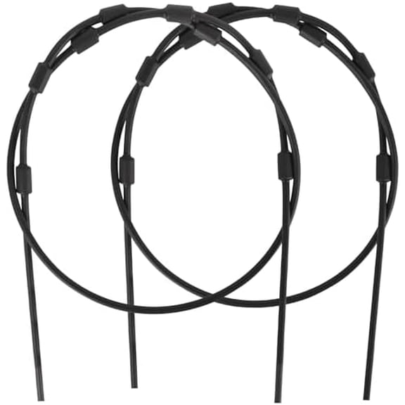 Replacement Tree Stand Cables,Pair of Replacement Cables for Climbing Treestands, 2PCS Hunting Tree Stand Accessories,Durable Steal Braded PVC Black Coated 65" Treestand Replacement Cables$$Other