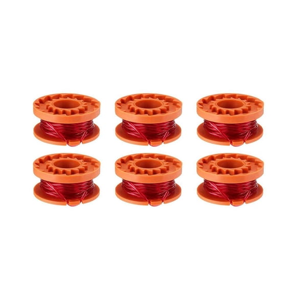 Replacement Trimmer Line Spool for Worx WA0010, 20 Spool Lines + 2 Caps, Nylon