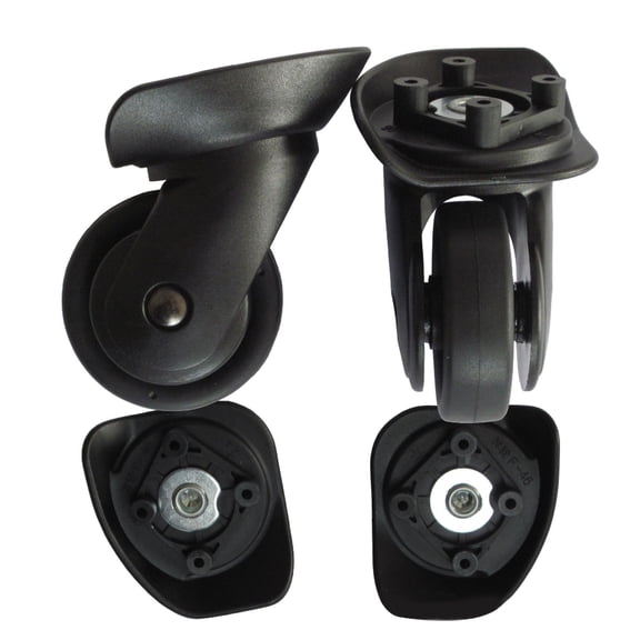 Replacement Trolley Casters 360 Swivel Suitcase SilentWheels Hardware Repair