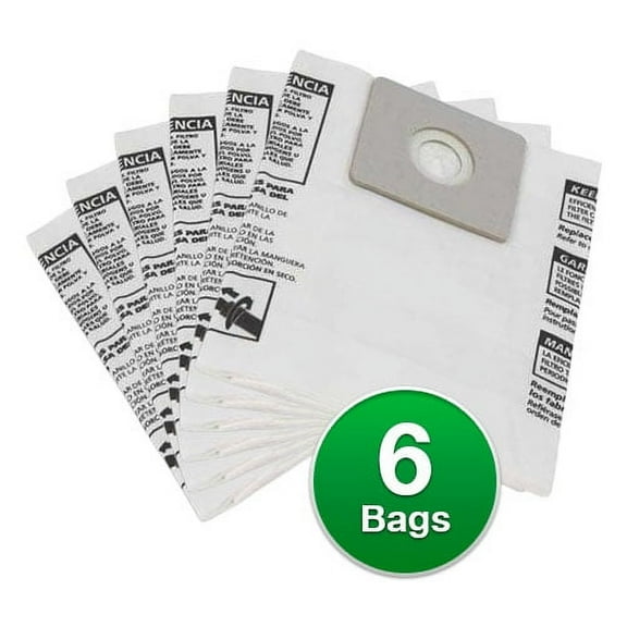 Replacement Type C Vacuum Bag for ShopVac 9066900 / 380SW Bag Models (2 Pack)