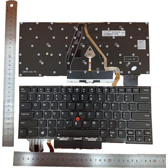 Replacement US Backlit Keyboard for Lenovo ThinkPad X1 Carbon Gen 7/8, X1 Yoga Gen 4/5 Laptops