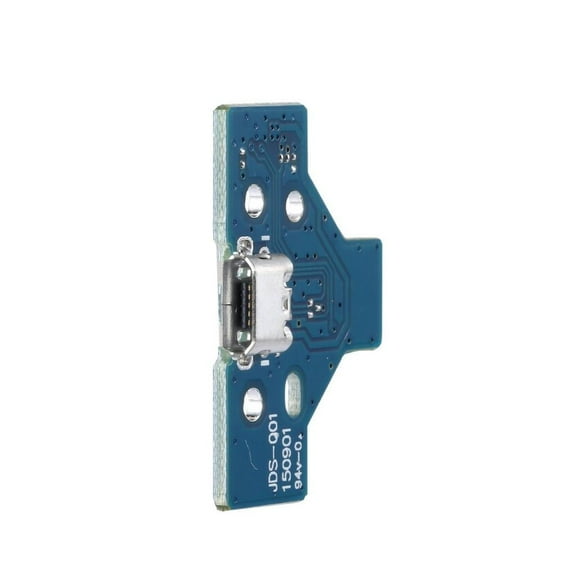 Replacement USB Charging Port Board W/ 14Pin Flex Cable Compatible With PlayStation 4 Controllers (Version 1: JDS-001)