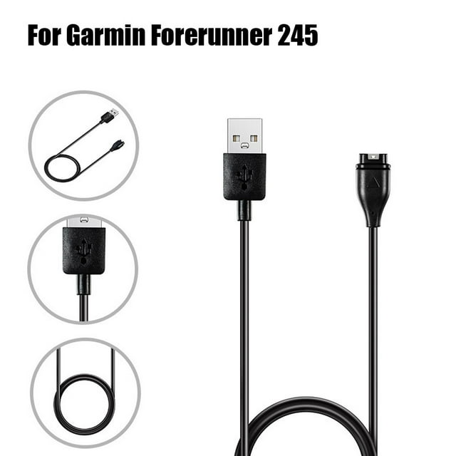 Replacement USB Data Sync Charging Cable Charger for Garmin Forerunner 245/245M