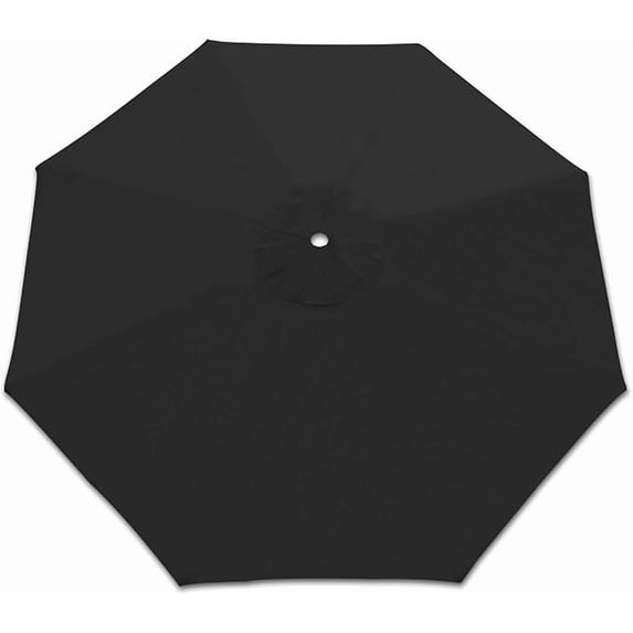 Replacement Umbrella Canopy for 6.5-11.5ft Patio Umbrellas, Waterproof Polyester Cloth for 6-Rib Market Umbrella, Outdoor Garden and Deck Shade Maintenance