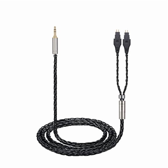 Replacement Upgrade Cable for HD650 HD600 HD660s HD580 Headphone 4.4mm/3.5mm/2.5mm Plug 1.5x4 Twisted Wire 1.5m
