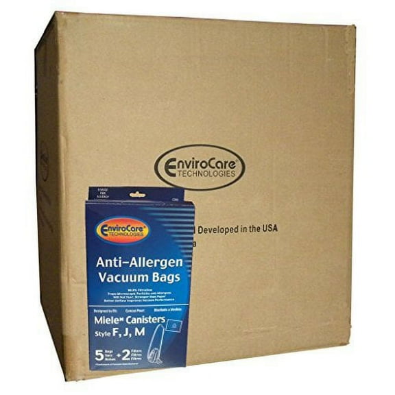 Replacement Vacuum Bag For Compatible with Miele 7291640A / C205 / FJM (1 Pack - 5 Bags)