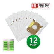 Replacement Vacuum Bag for Electrolux 135 / EL7062A 3 Pack