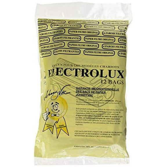 EnviroCare Replacement 4 Ply Filtration Vacuum Cleaner Dust Bags Designed to Fit Electrolux Canister Tank Style C 12 Bags
