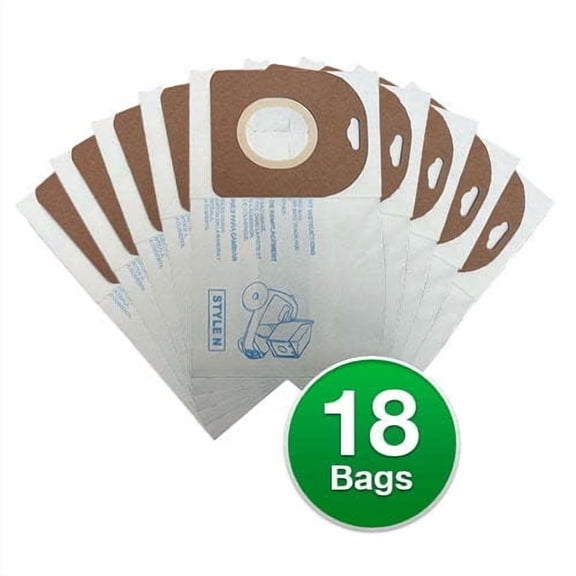 18 Replacement Vacuum Bag for Eureka 57988A6 / 107SW (6-Pack) Replacement Vacuum Bag Vacuum Cleaner Bags