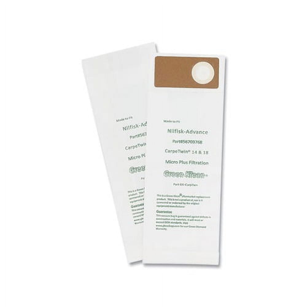 Replacement Vacuum Bags, Fits Advac/Lindhaus/Minuteman Phenom/Nilfisk Carpetwin, 10/Pack Replacement Vacuum Bags, Fits Advac/Lindhaus/Minuteman Phenom/Nilfisk Carpetwin, 10/Pack